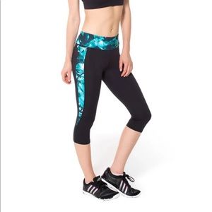 Blackmilk teal combat spikes legging